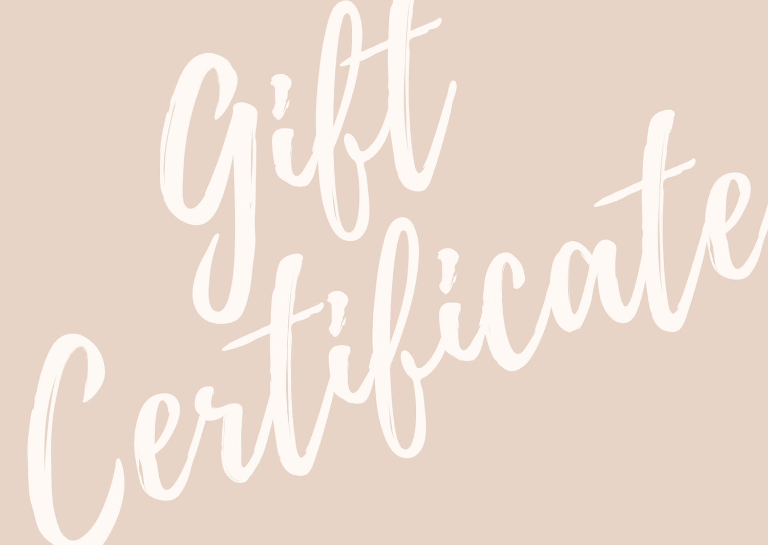 Beams & Brushes Gift Certificate