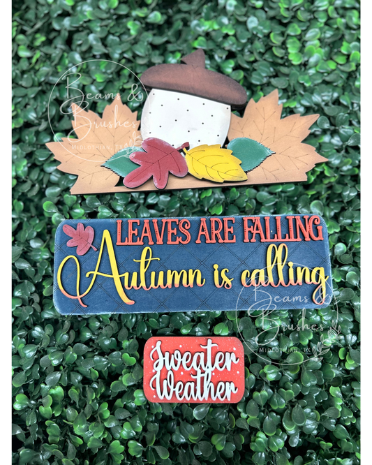 Autumn is Calling Truck Insert