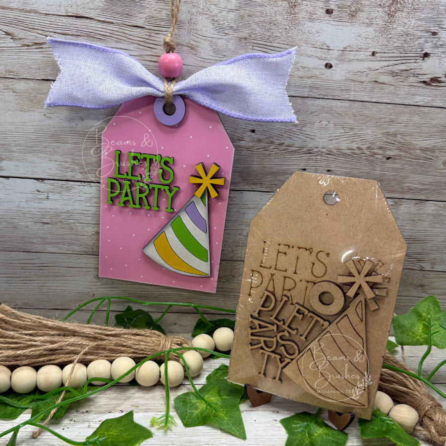 DIY ORNAMENT/GIFT TAG KIT - Let's Party