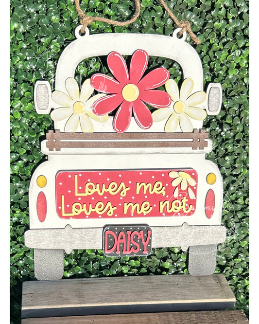Loves Me Daisy Truck Insert
