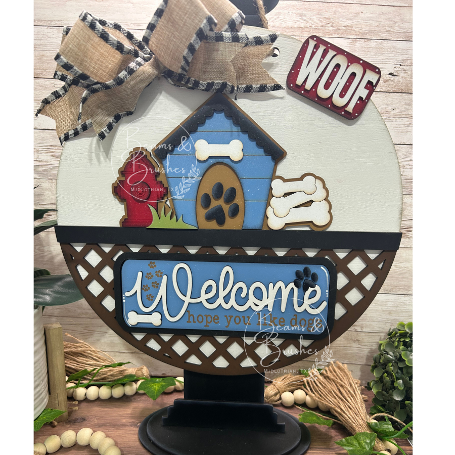 Welcome Dog House Truck Insert