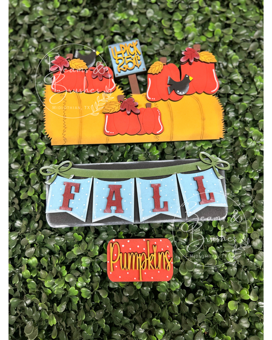 Fall Pumpkins Truck Insert