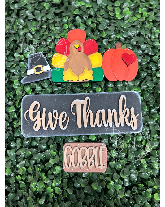 Give Thanks Truck Insert