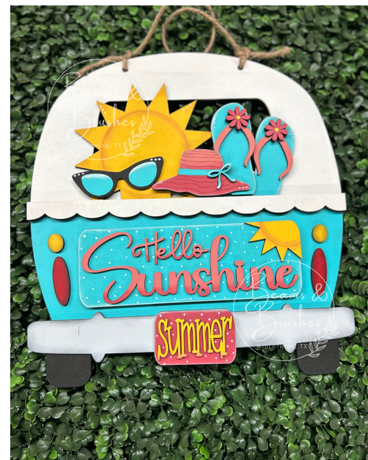 Hello Sunshine Truck Insert