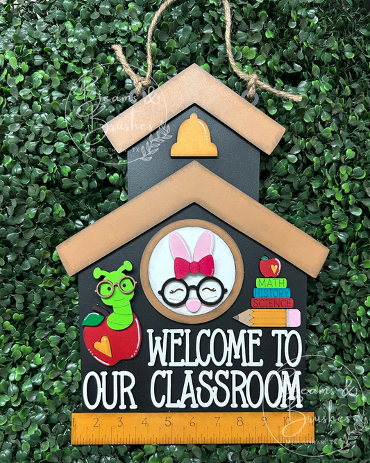 Welcome to our Classroom Door Hanger