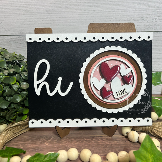 Love Hearts 3 inch Round Insert