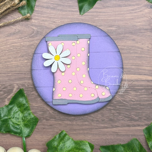 Rain Boots 3 inch Round Insert