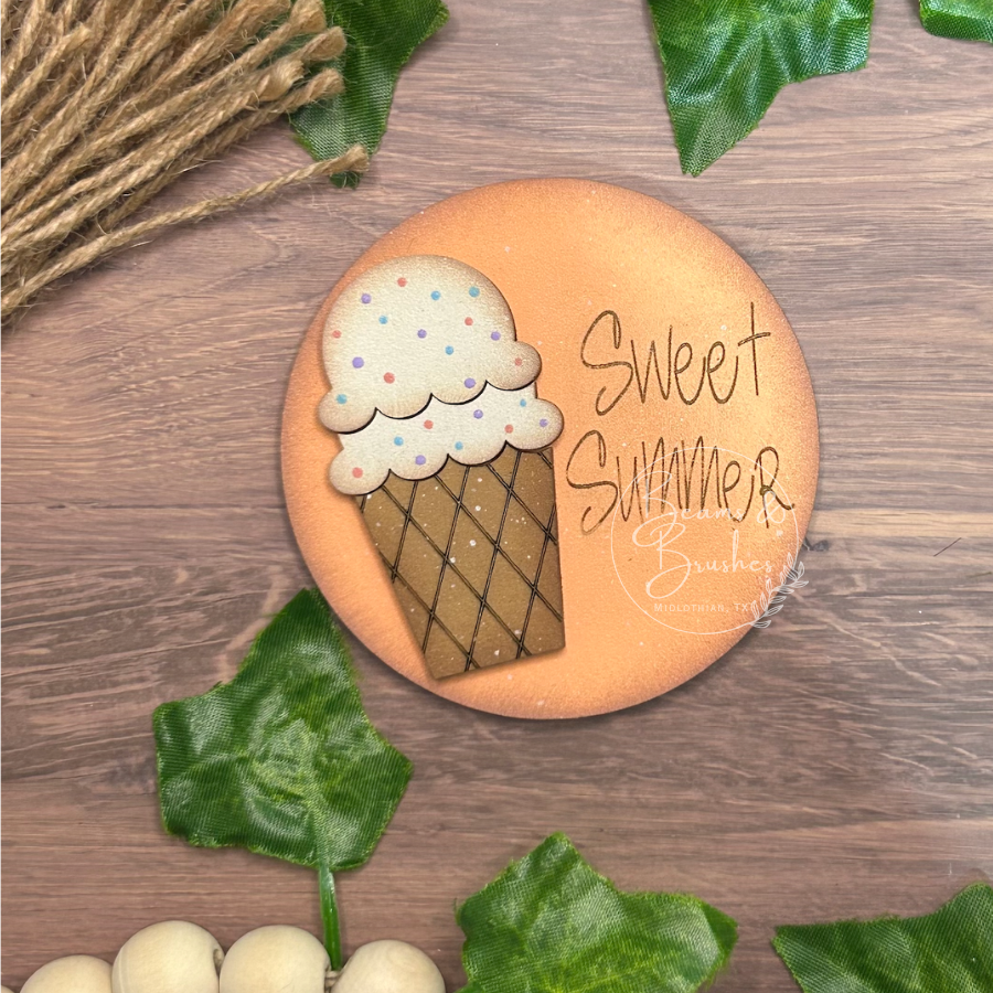 Sweet Summer 3 inch Round Insert