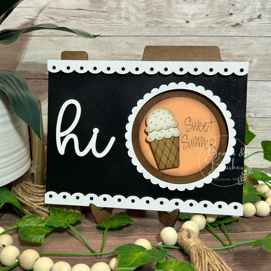 Sweet Summer 3 inch Round Insert