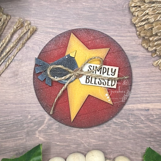 Star Crow 3 inch Round Insert