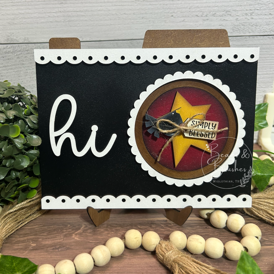 Star Crow 3 inch Round Insert