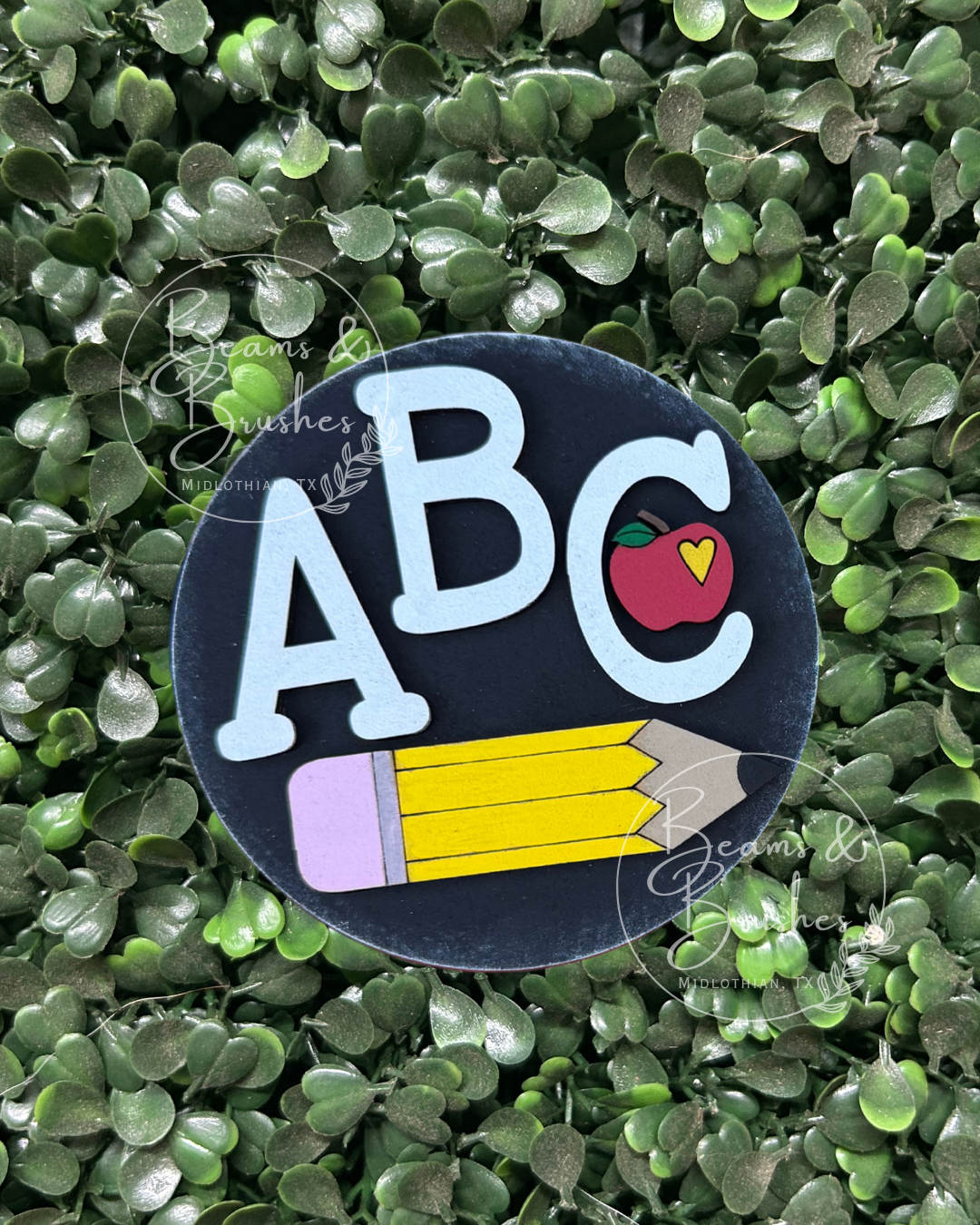 Abc. Add Round ABC 3 inch Round Insert – Beams & Brushes