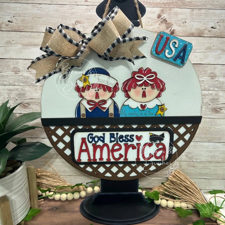 Primitive America Raggedy Ann & Andy Truck Insert