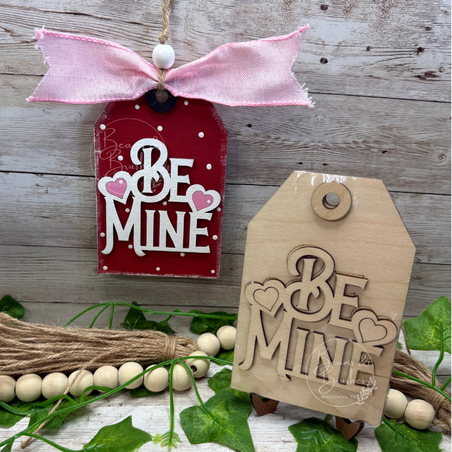 DIY ORNAMENT/GIFT TAG KIT - Be Mine