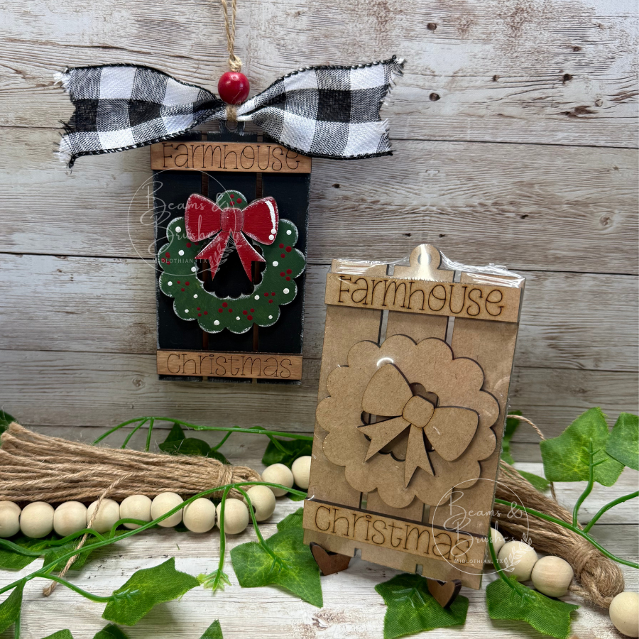 DIY ORNAMENT KIT - Farmhouse Christmas