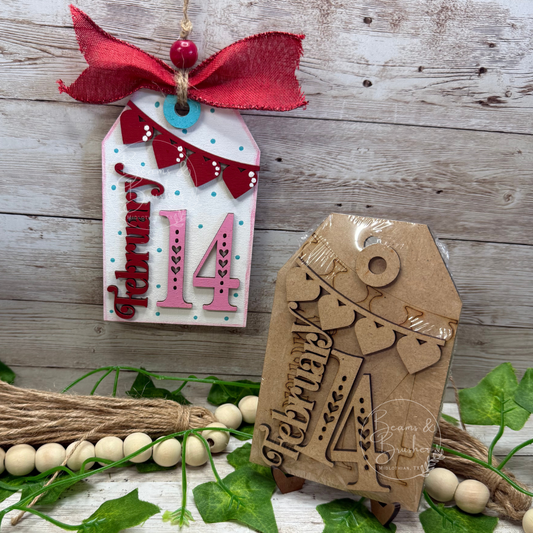 DIY ORNAMENT/GIFT TAG KIT - February 14