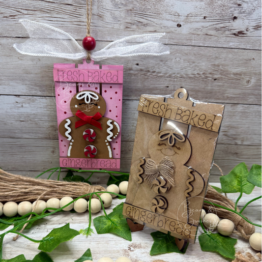 DIY ORNAMENT KIT - Fresh Baked Gingerbread