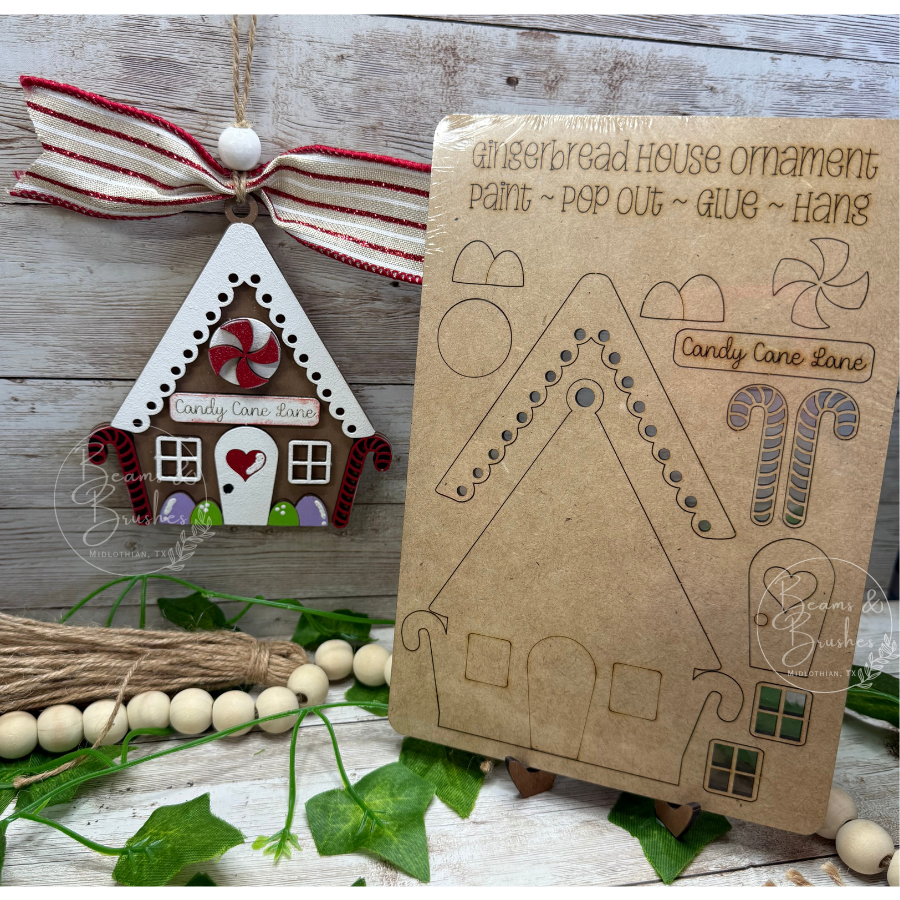 DIY ORNAMENT KIT - Gingerbread House