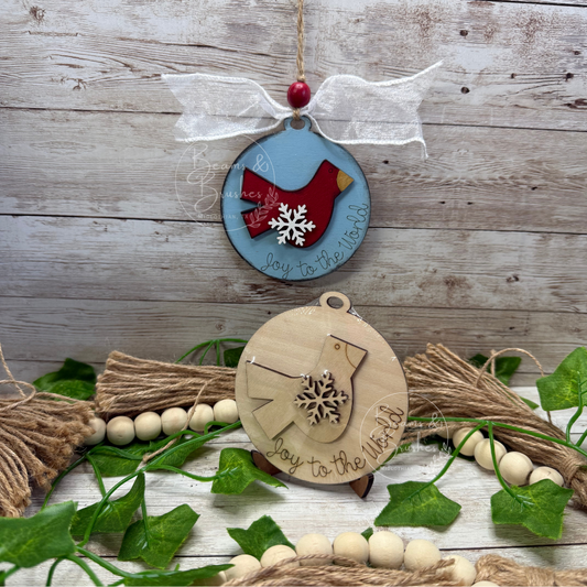 DIY ORNAMENT KIT - JOY Cardinal
