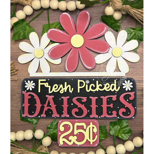 Fresh Picked Daisies Truck Insert
