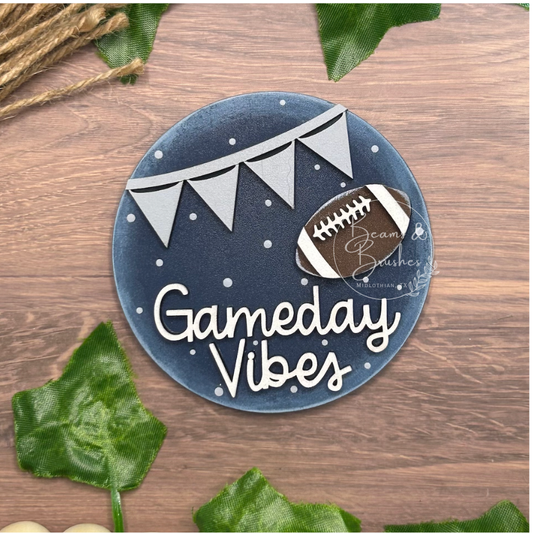 Game Day Vibes 3 inch Round Insert