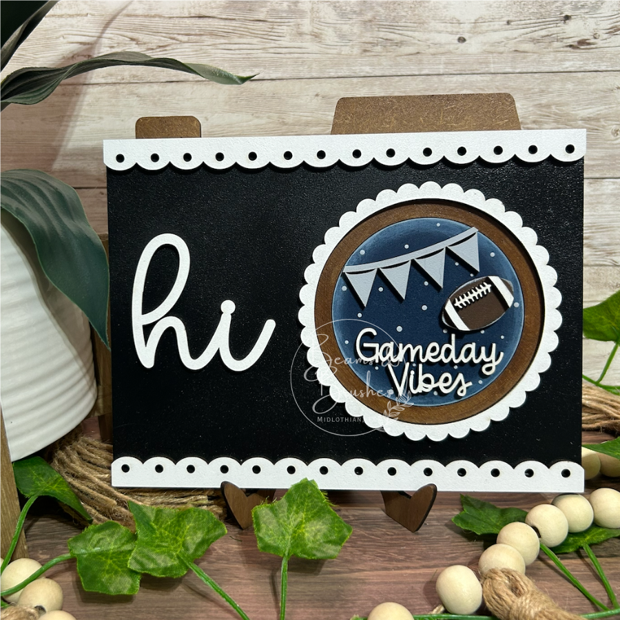 Game Day Vibes 3 inch Round Insert