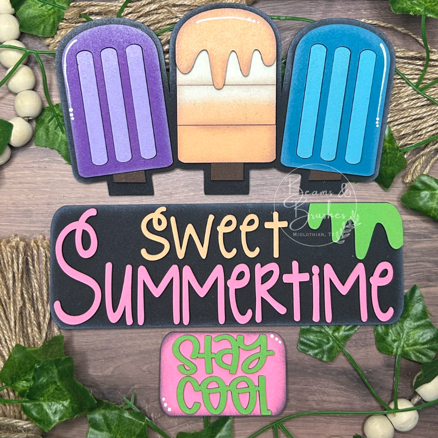 Popsicles Sweet Summertime Truck Insert